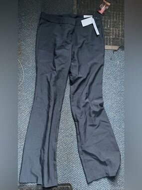 Woman Black Dress Pants size 9- semi low rise /semi flare